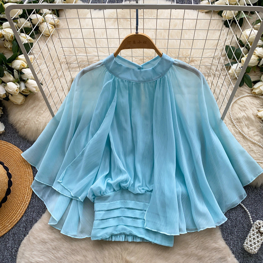 Elegantes Blusen-Top mit asymmetrischem Design