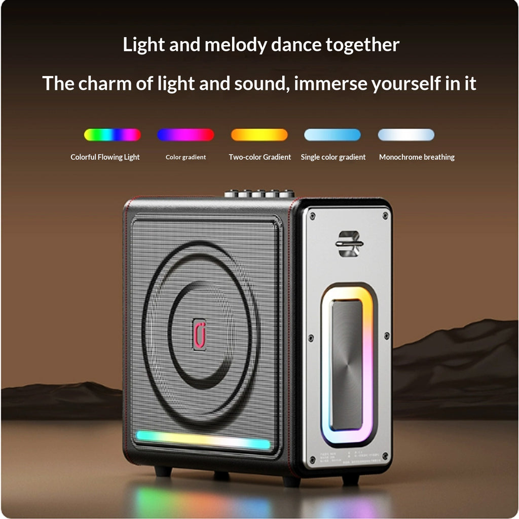 Outdoor Bluetooth Lautsprecher mit Farbwechsel-Licht