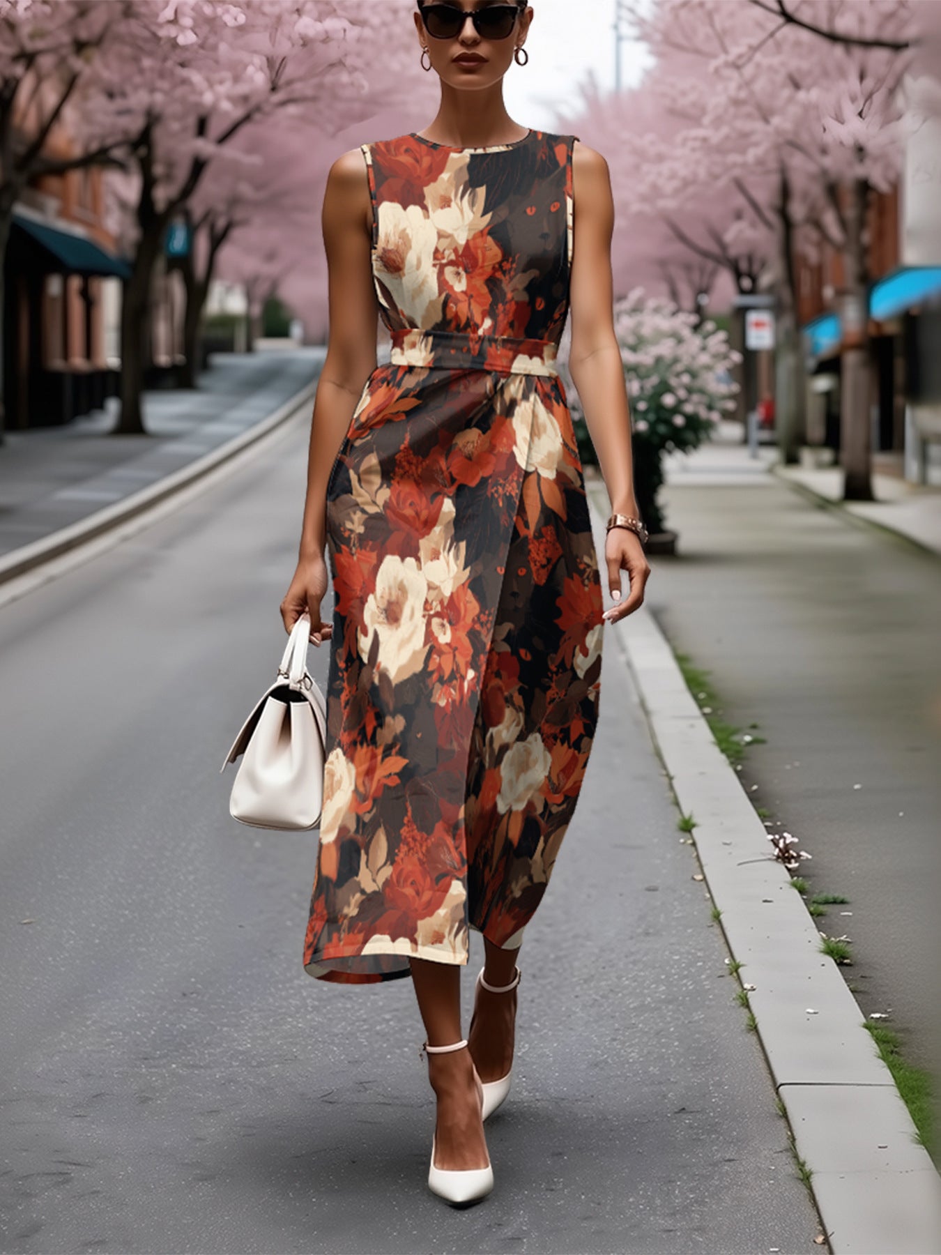 Elegantes ärmelloses Kleid