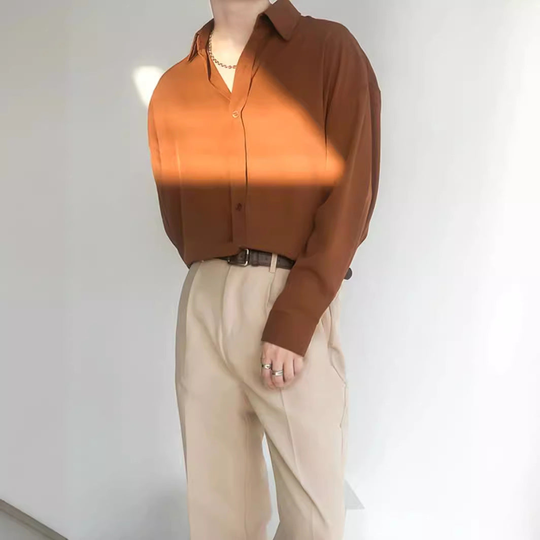Vintage Ice‑Silk Cardigan für Herren – Bild 3 | LuxeStyle