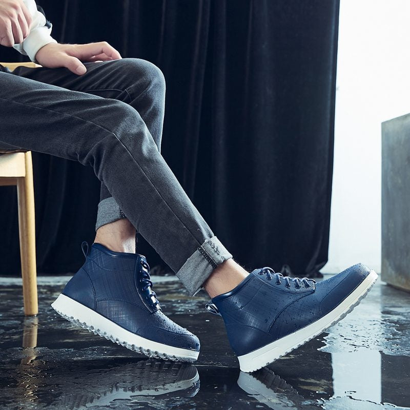 Regenstiefel mit Schnürung – Bild 4 | LuxeStyle