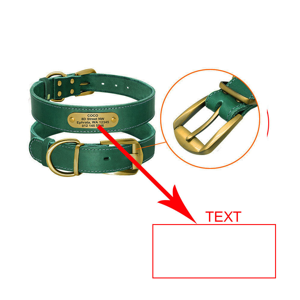 Personalisiertes Hundehalsband mit ID-Tag – Bild 5 | LuxeStyle