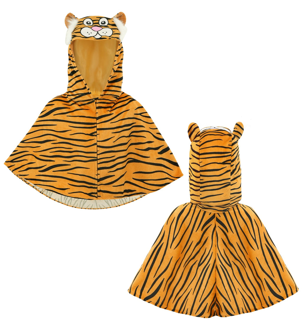 Kostüm Plüsch Tiger Poncho – Bild 2 | LuxeStyle