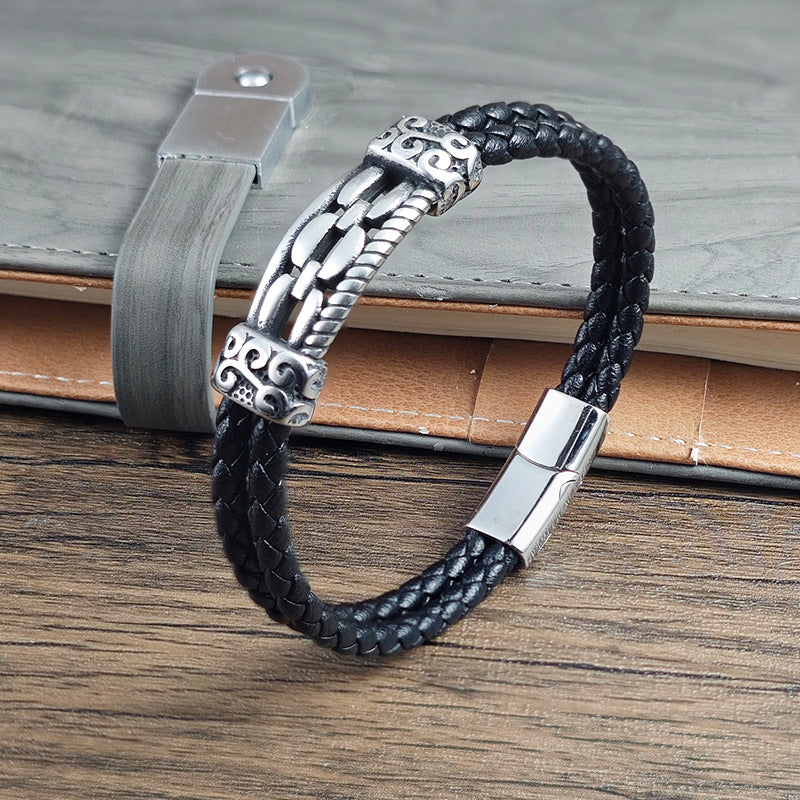 Stahl-Drachenarmband – Bild 1 | LuxeStyle