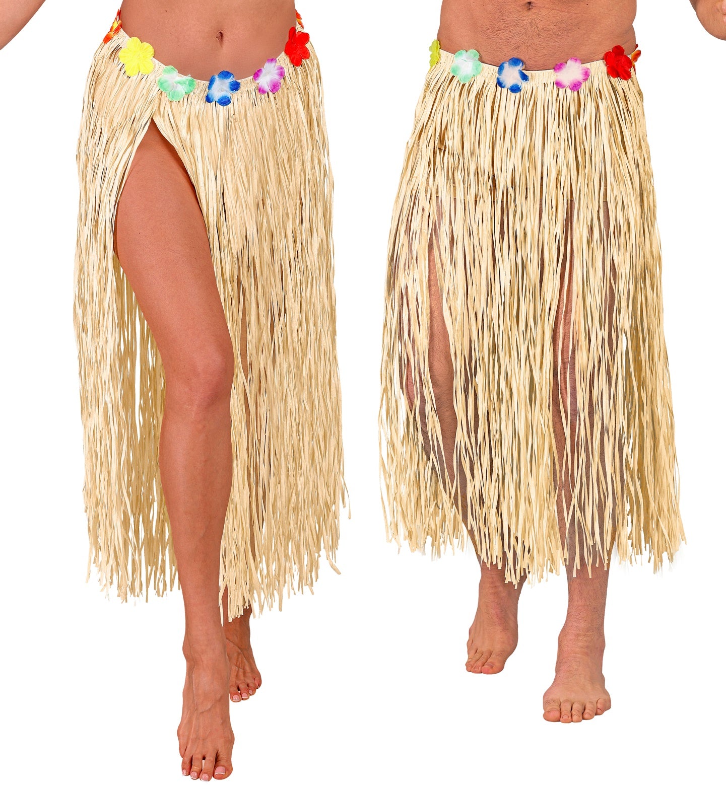 Hawaiirock Bastrock mit Blumen