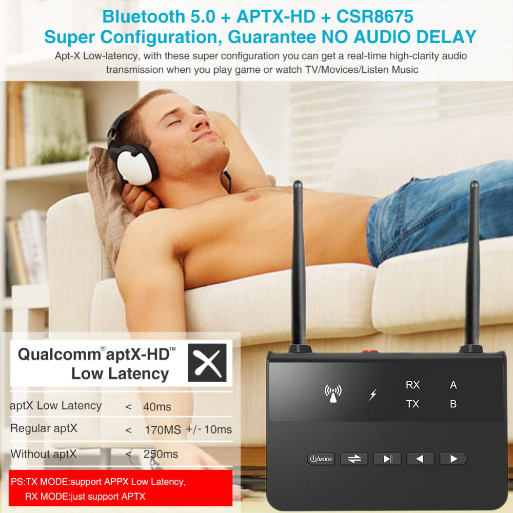 Kabelloser Audio-Adapter für TV & Kopfhörer | LuxeStyle