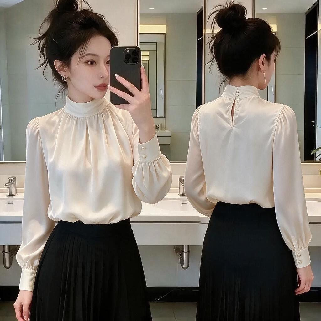 Langarmshirt für Damen – Bild 4 | LuxeStyle