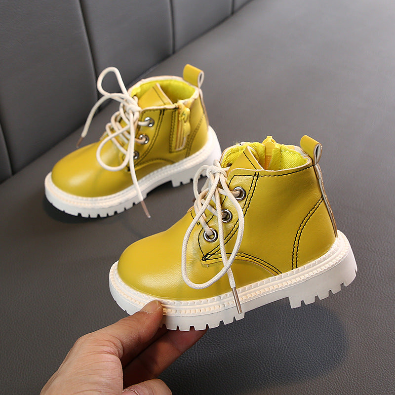Kurze Leder-Boots für Jungen – Bild 2 | LuxeStyle