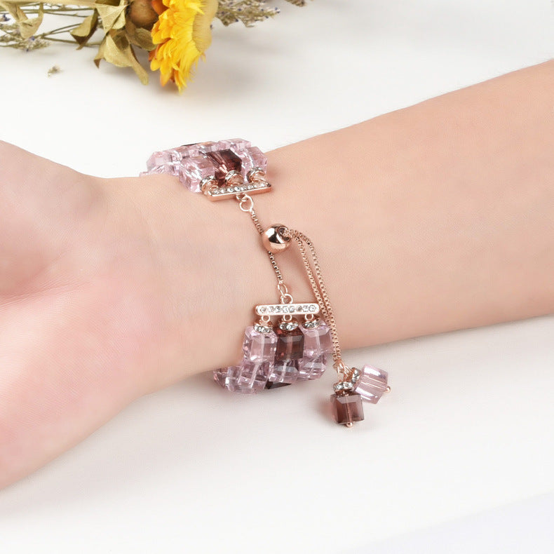 iWatch Armband mit grossen quadratischen Kristallen – Bild 3 | LuxeStyle