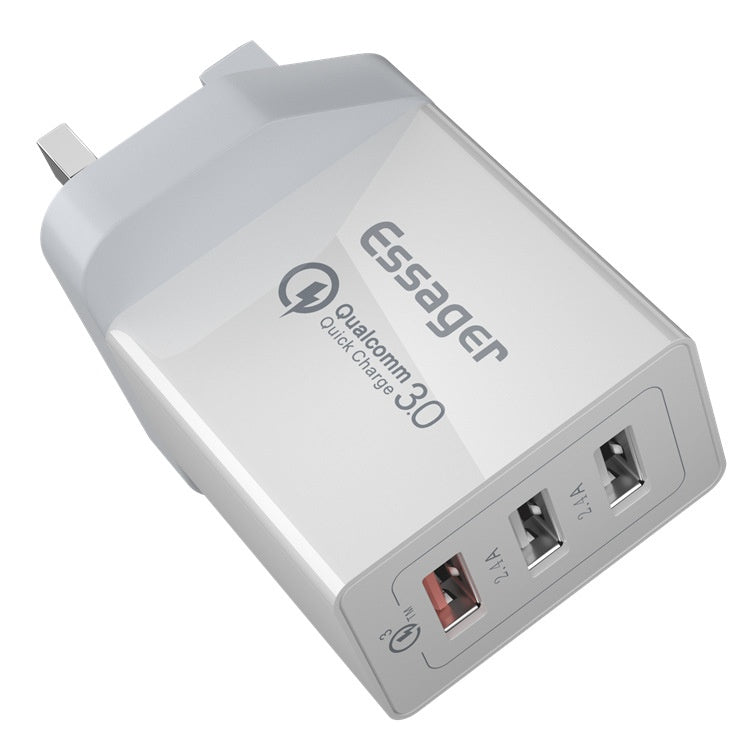 3-Port USB-Schnellladegerät 30W