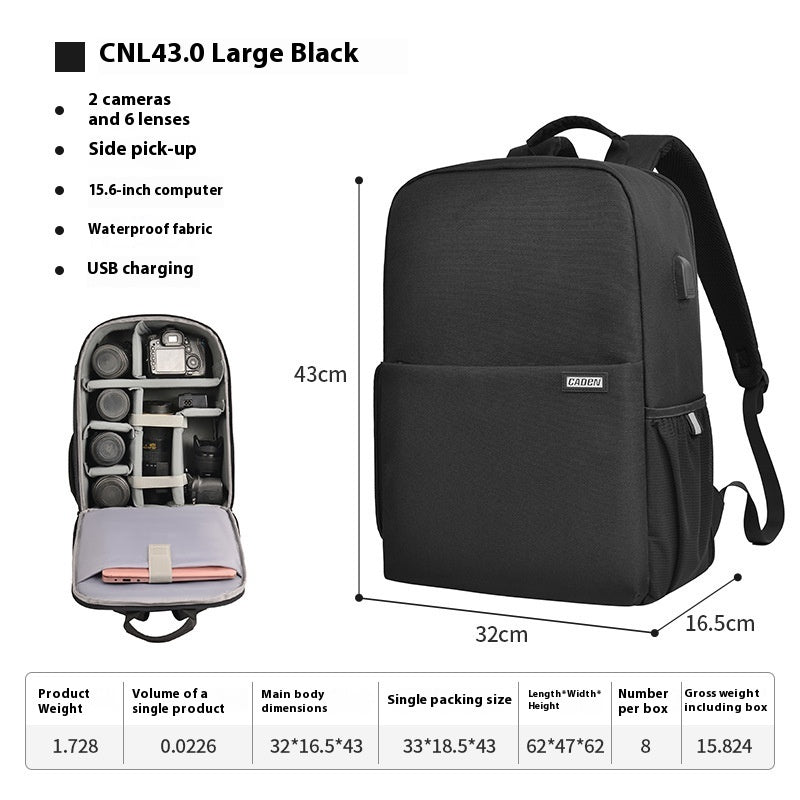 Fotorucksack für DSLR-Kameras