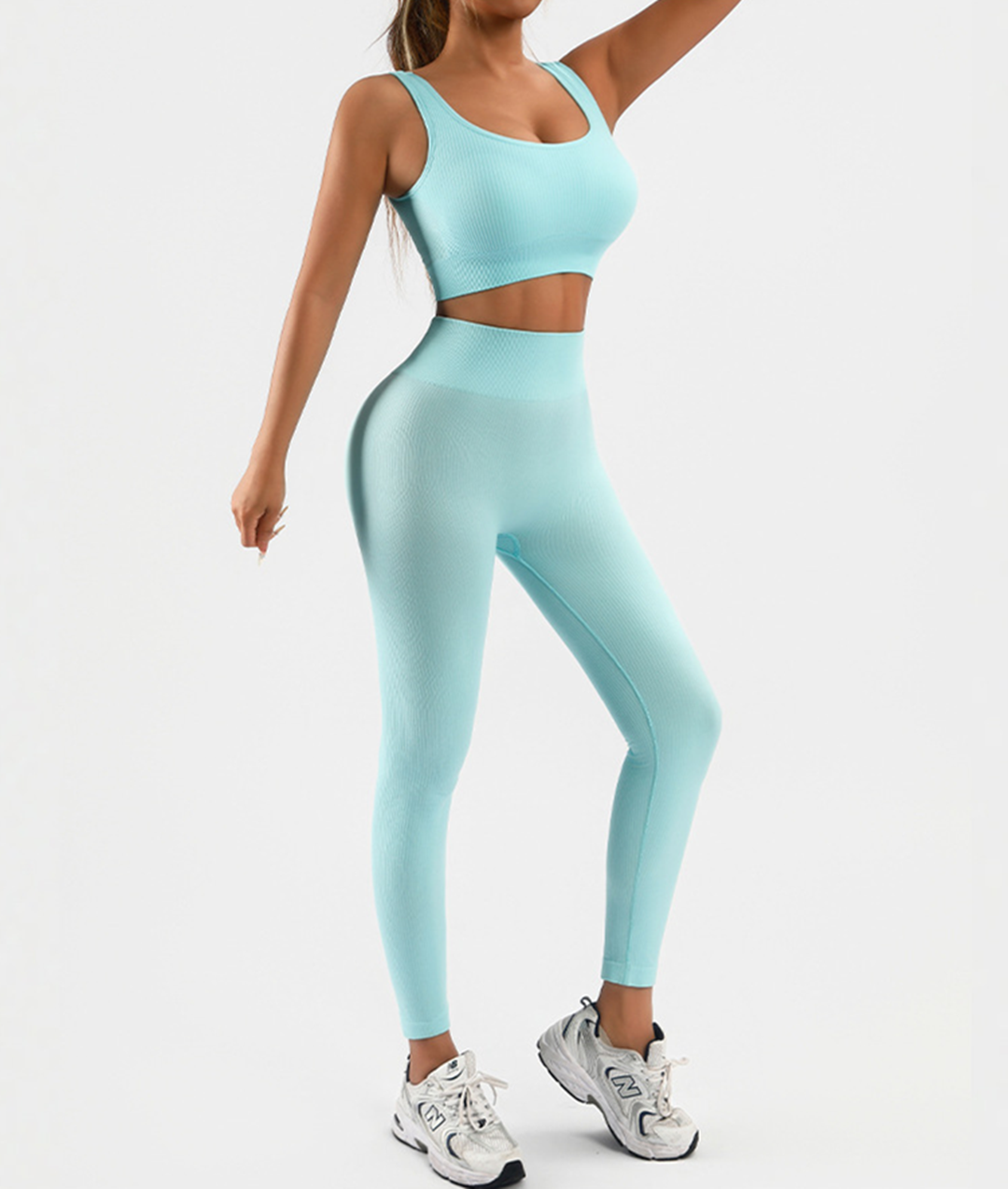 Workout-Set «Active» · 2-teilig, geripptes Tank (Damen)
