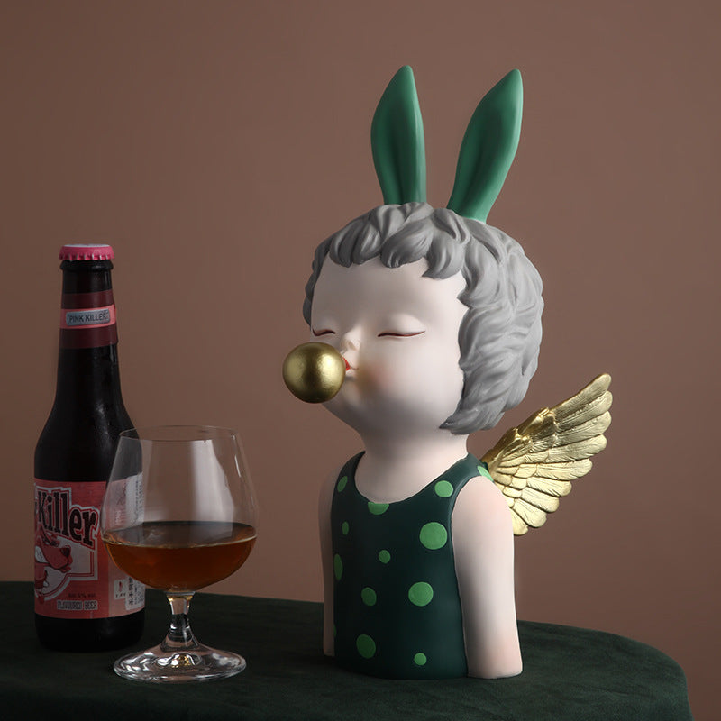 Engelsflügel-Mädchen-Figur 'Nordic Light' – Bild 3 | LuxeStyle
