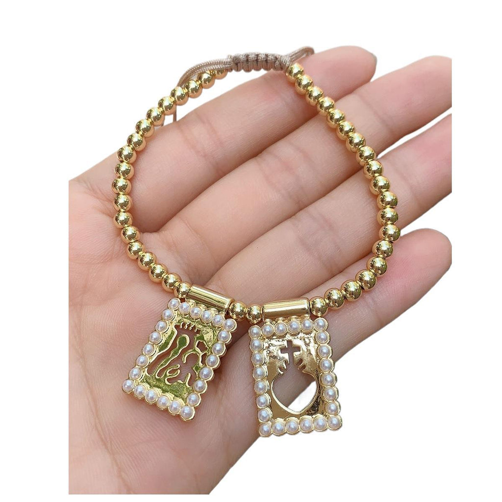 Herz-Kreuz-Muschel-Armband