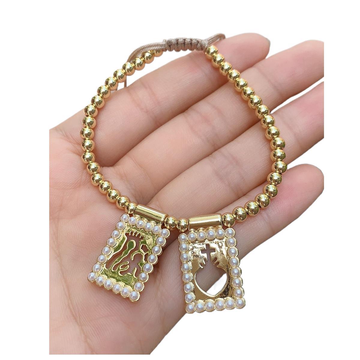 Herz-Kreuz-Muschel-Armband