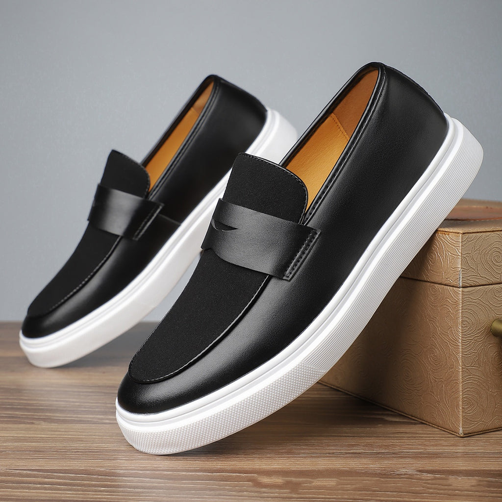 Leather Slip-on Schuhe – Bild 3 | LuxeStyle