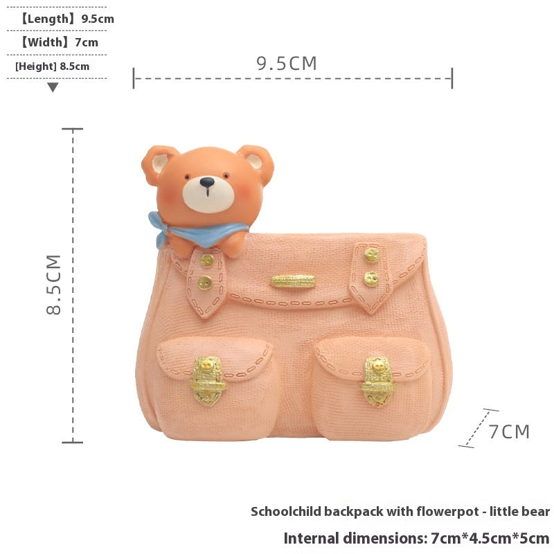 Rucksack-Blumentopf Stiftehalter – Bild 3 | LuxeStyle