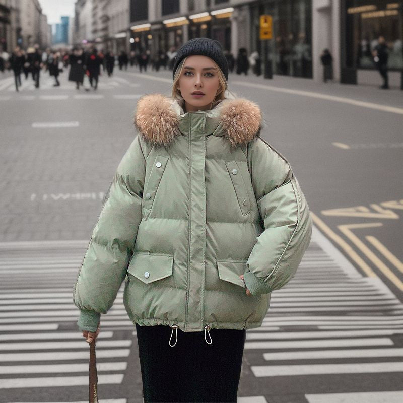 Gefütterter Wintermantel für Damen