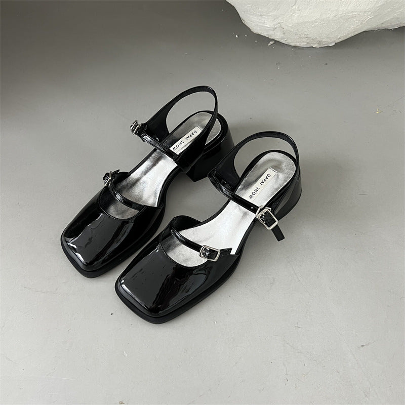 Französische Sandalen mit Blockabsatz – Bild 5 | LuxeStyle