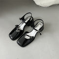 Französische Sandalen mit Blockabsatz – Bild 9 | LuxeStyle