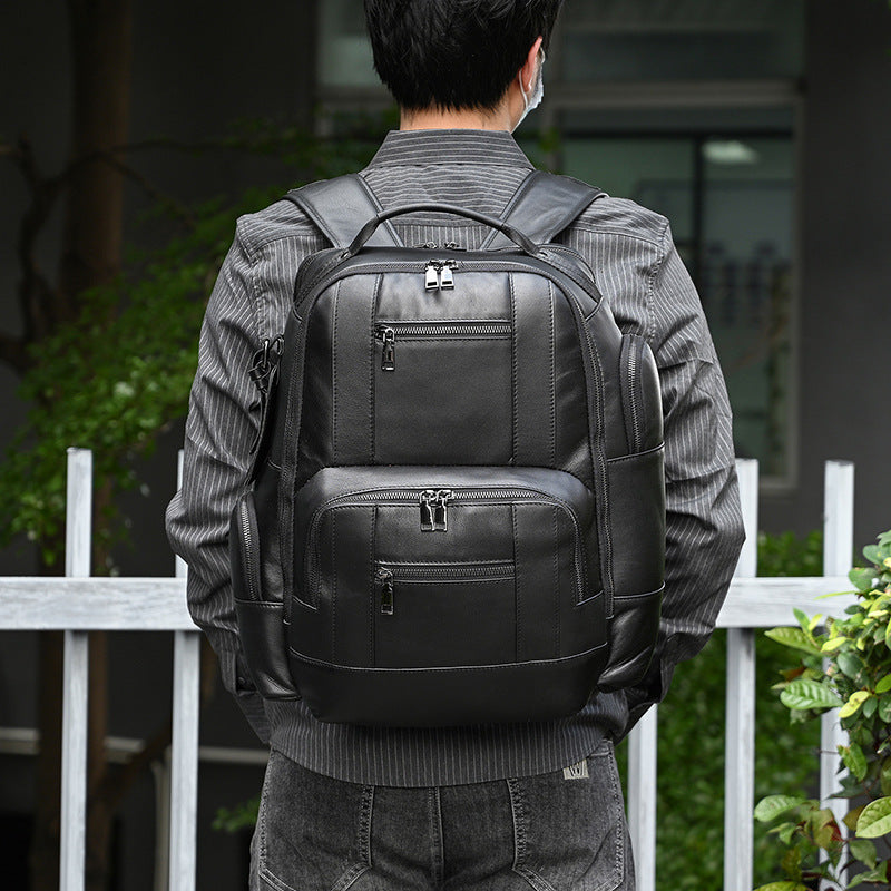 Crazy Horse Leder Multifunktionsrucksack – Bild 20 | LuxeStyle