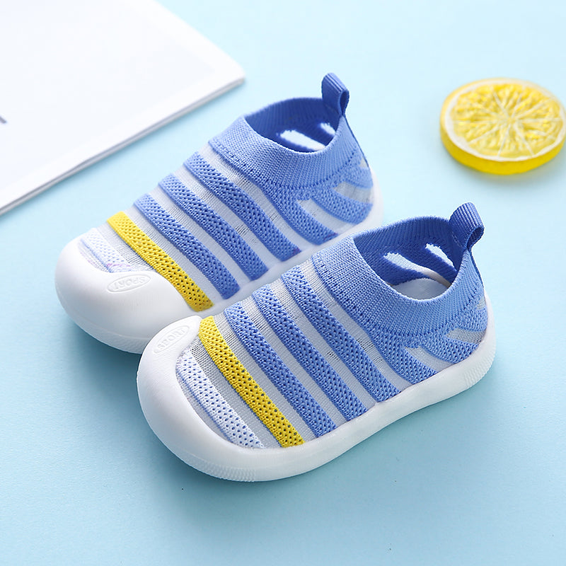 Baby Lauflernschuhe mit Streifen – Bild 5 | LuxeStyle