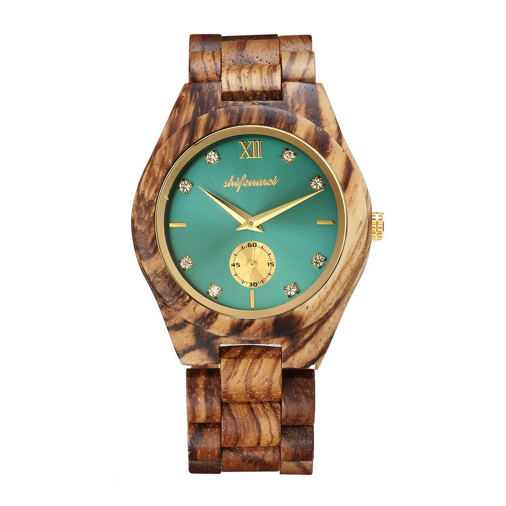 Holz-Armbanduhr mit Sandelholz-Armband – Bild 6 | LuxeStyle