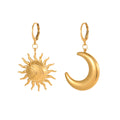 Vintage-Ohrhänger mit 18k-Gold-Finish