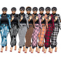 Houndstooth-Set: Jacke und Hose