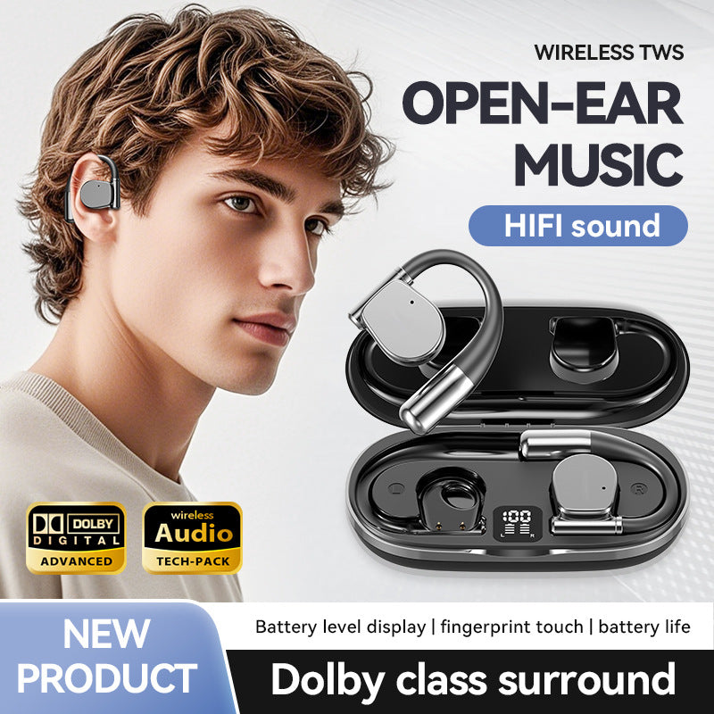 Kabellose Open-Ear Kopfhörer mit Ohrhaken