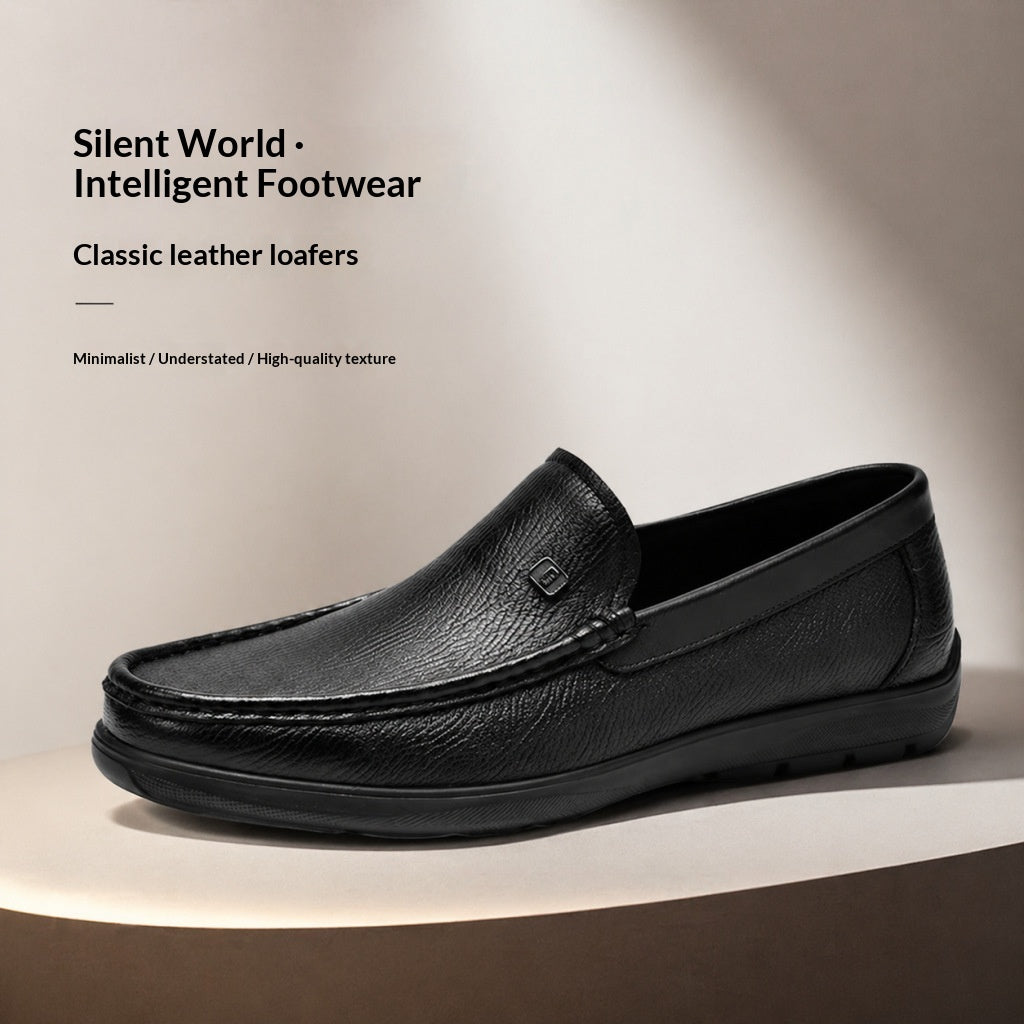 Leder-Slipper