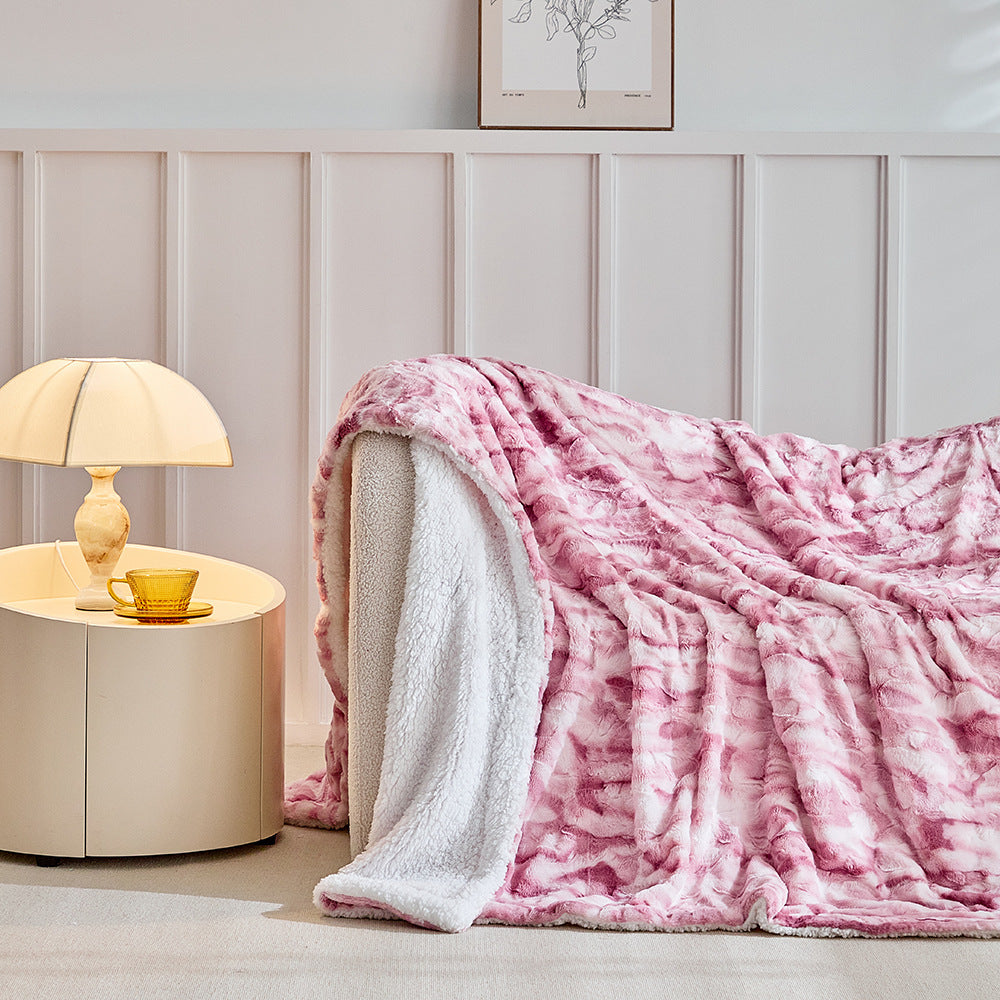 Kuschelige Decke mit Muster