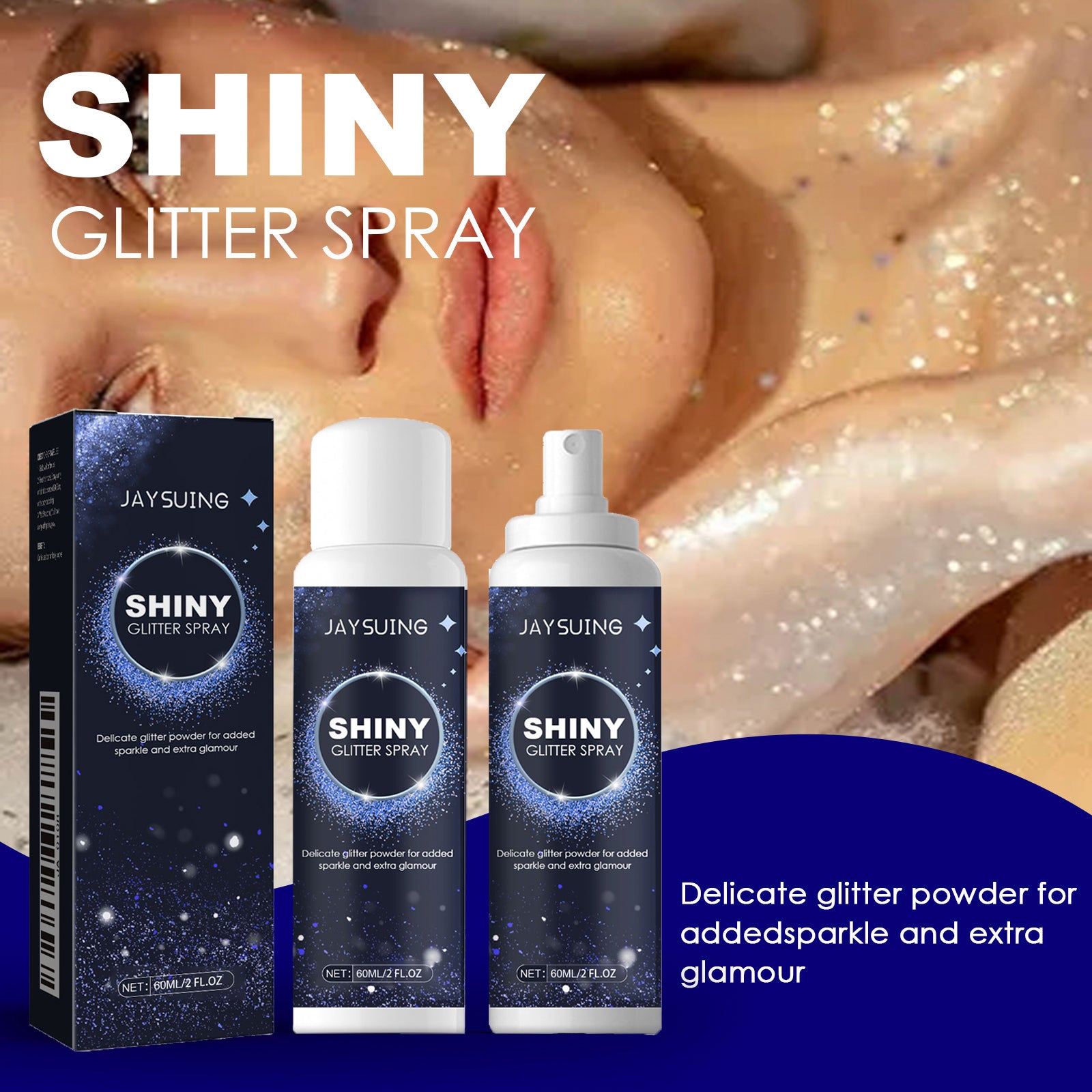 Glitter-Spray für strahlendes Aussehen