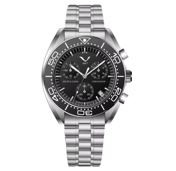 Multifunktions-Armbanduhr mit Saphirglas