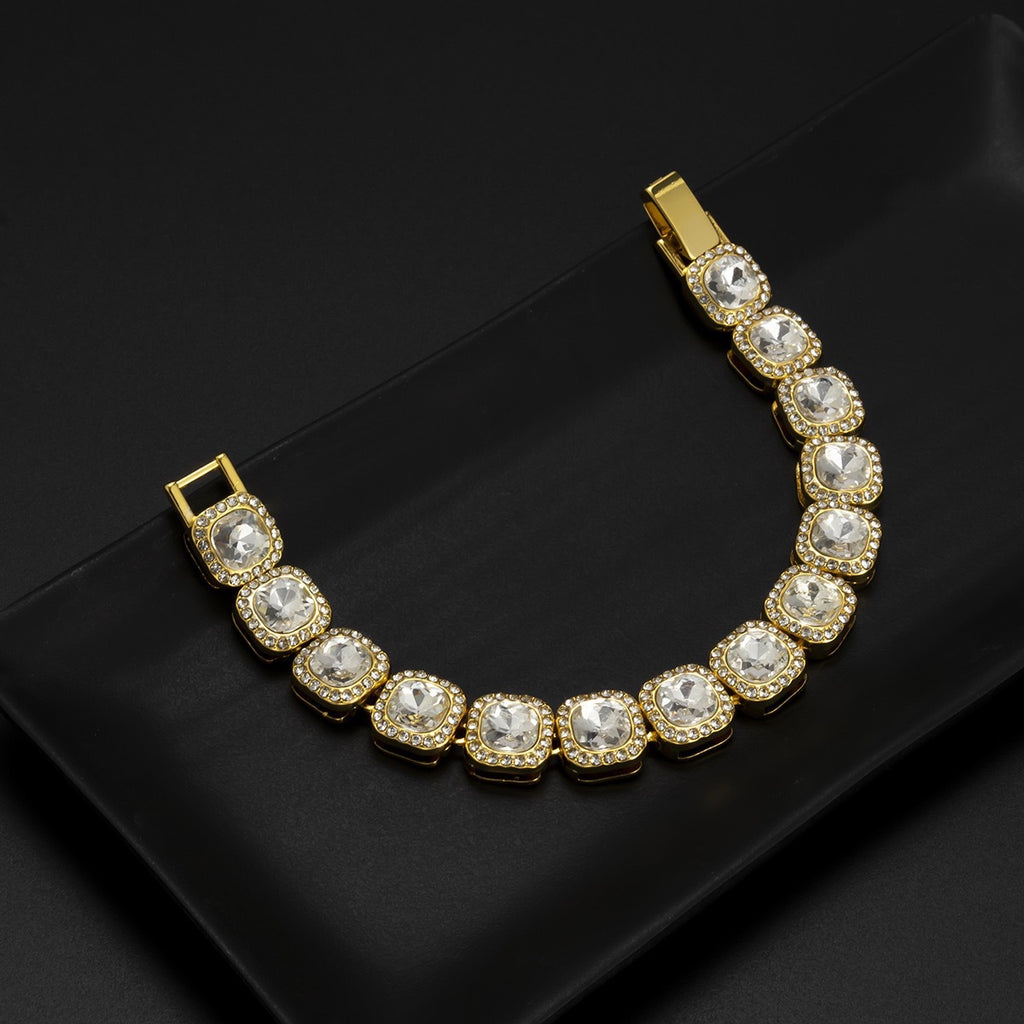 Quarz-Armbanduhr mit Strass & Schmuck-Set – Bild 7 | LuxeStyle
