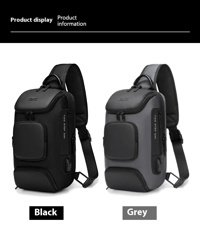 Mechanischer Schulterrucksack für Männer – Bild 13 | LuxeStyle