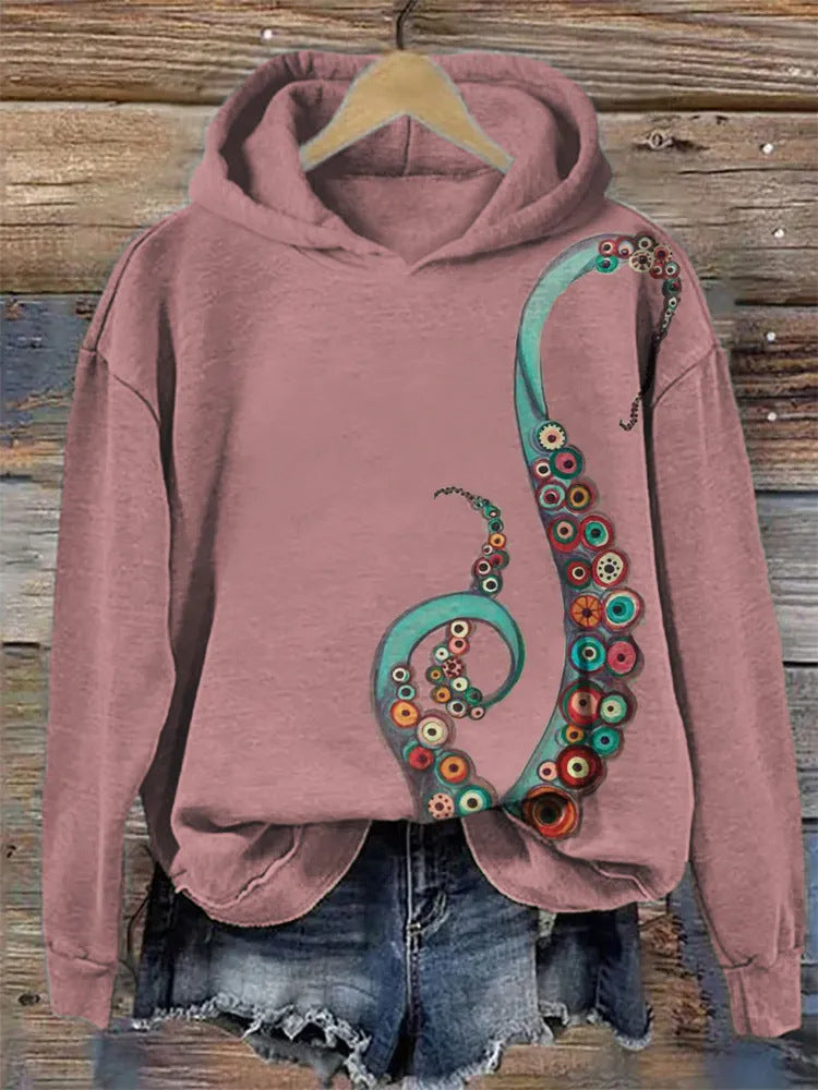 Damen Langarm-Top mit Blumenmuster