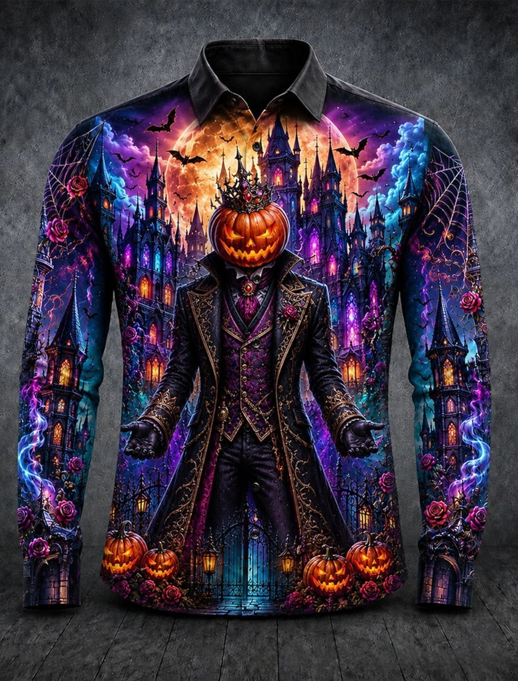 Halloween 3D Digitaldruck Langarmshirt – Bild 2 | LuxeStyle
