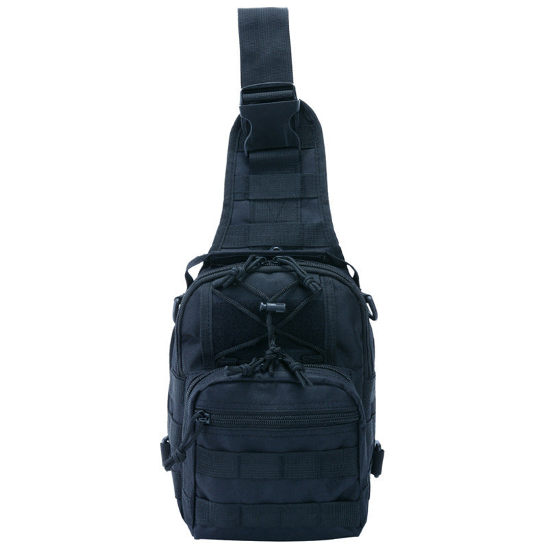 Oxford-Leinen Camouflage Schultertasche – Bild 5 | LuxeStyle