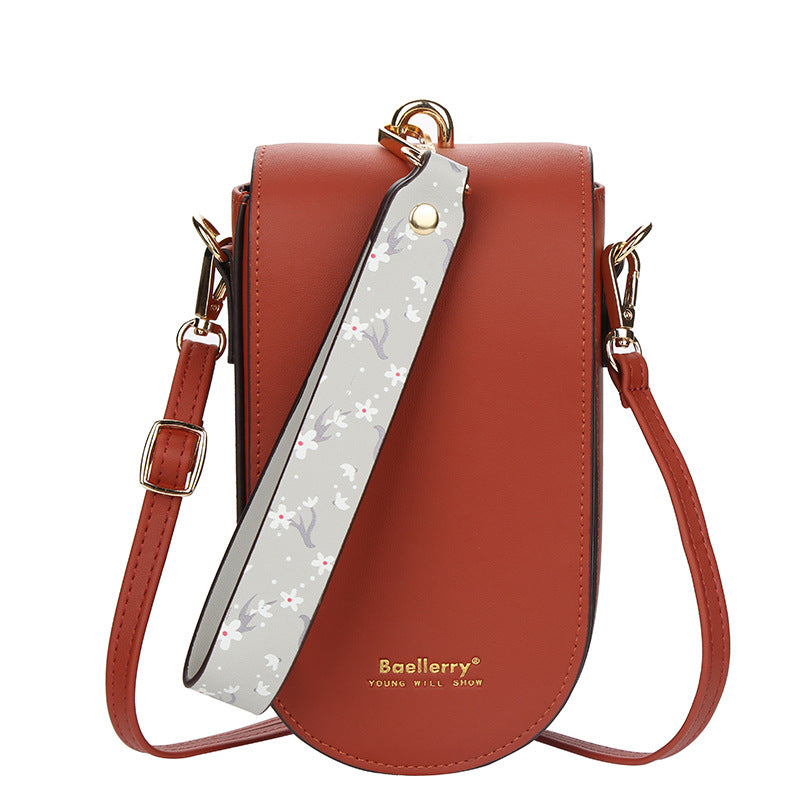 Handtasche für Handy – Einfarbig, PU-Leder – Bild 5 | LuxeStyle