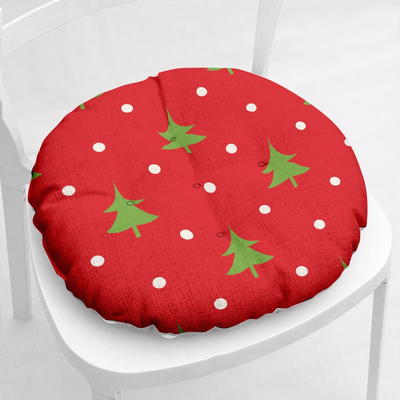 Stuhlkissen aus Baumwoll-Leinen-Mix mit Weihnachtsmotiv – Bild 8 | LuxeStyle