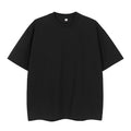 Doppelgarn Kurzarm Baumwoll-T-Shirt – Bild 1 | LuxeStyle