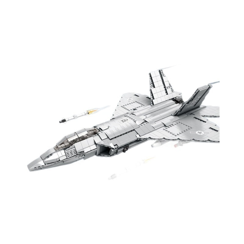 F-22 Militärjet Klemmbausteine (1837 Teile)