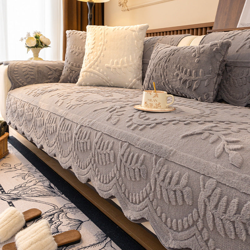Französisches Cremedesign Angora-freier Kissenbezug