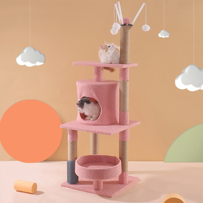 Klettergerüst mit Liegefläche für Katzen