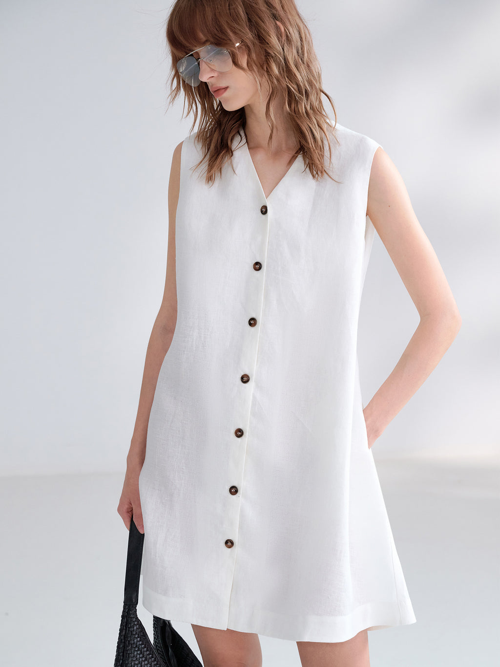 Elegante, atmungsaktive Mini-Kleid