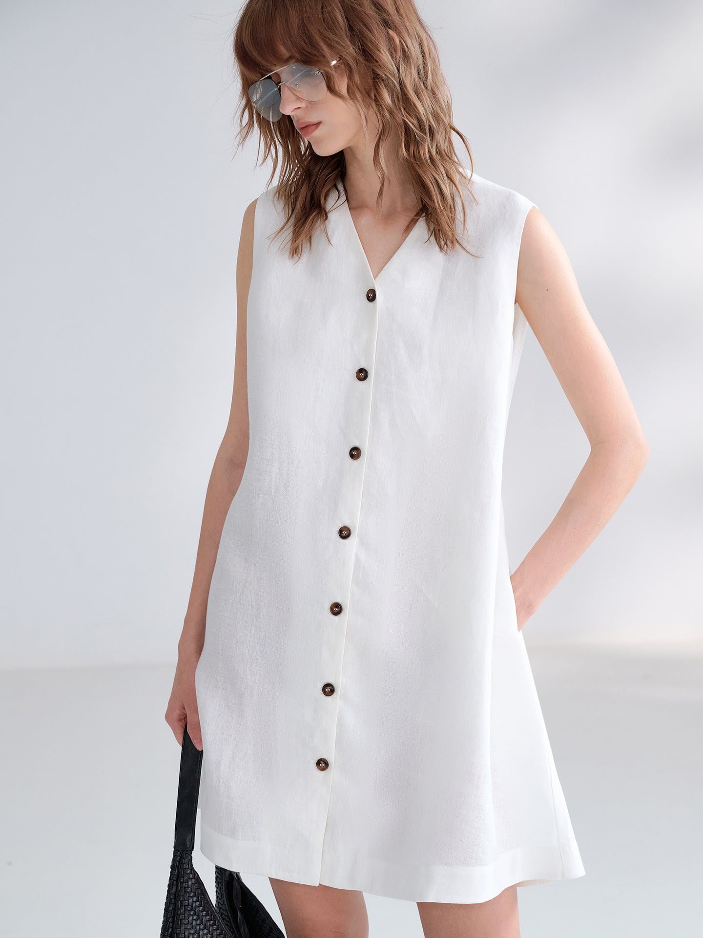 Elegante, atmungsaktive Mini-Kleid