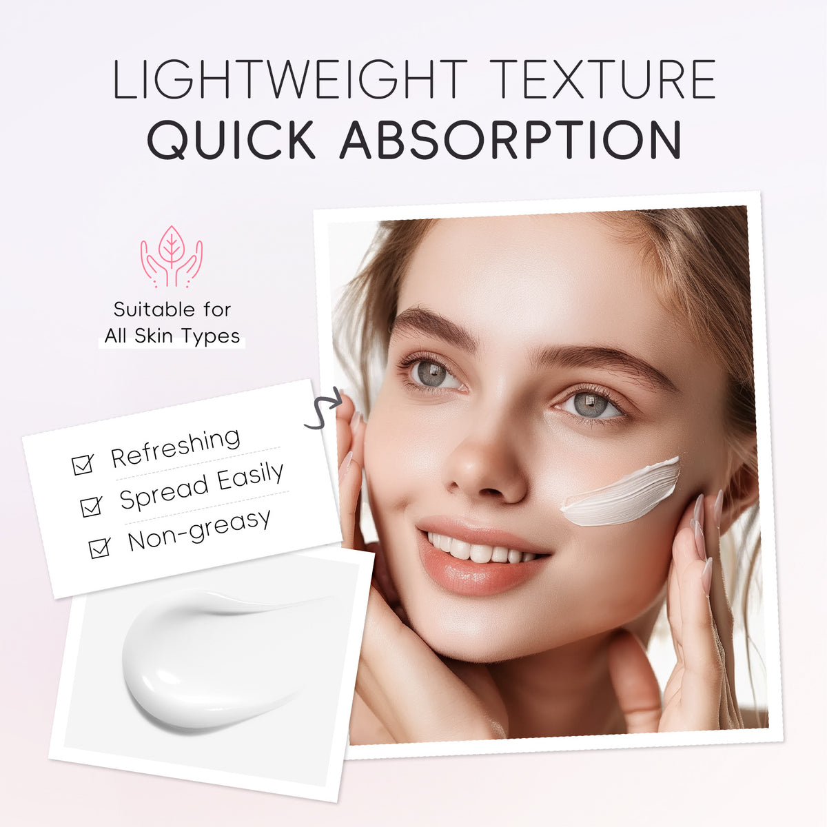 Feuchtigkeitsspendende Kirschblüten-Creme 50g – Bild 5 | LuxeStyle