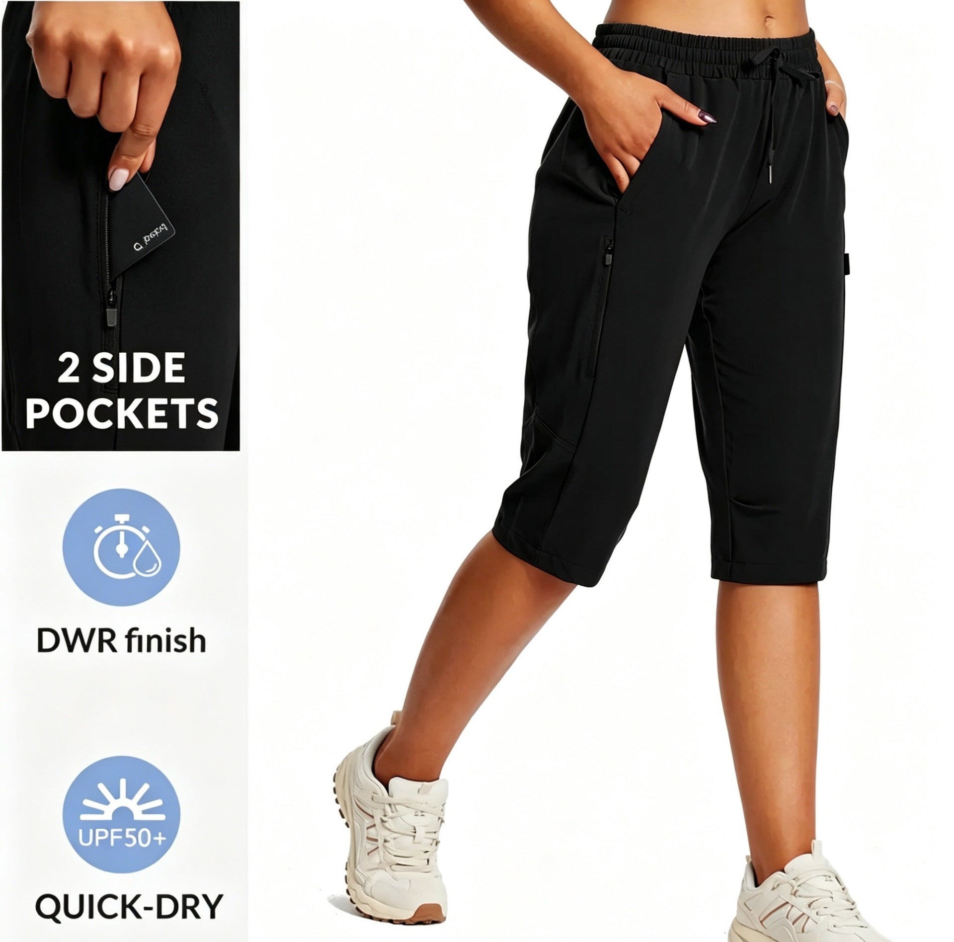 Leichte Sport-Shorts mit Multi-Pockets