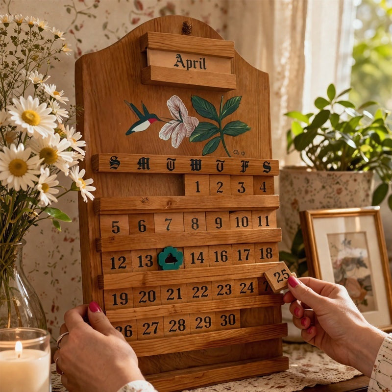 Wandkalender aus Holz – Bild 3 | LuxeStyle